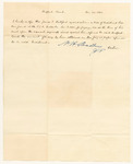 Certificate of W.A. Bradbury on the character of James T. Bickford