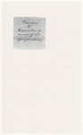 Vouchers from the Account of Philip C. Johnson, for Contingent Expenses as Secretary of State