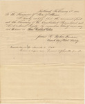 Certicate of James H. Baker, L. of Cumberland Agricultural and Horticultural Society