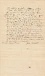 Petition of John Campbell in Favor of Andrew F. Campbell