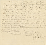 Petition from the Selectmen of the Town of New Gloucester requesting aid for Zebulon Rowe, father of children who attend the Hartford Asylum