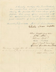 Certification of Jonas K. Weatherby's Character while incarcerated