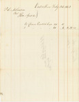 Payment Due for Purchase of a Ream of Material Owed by P.C. Johnson