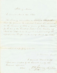 Report on the Warrant in Favor of William Anson,for Compiling and Drafting Maps