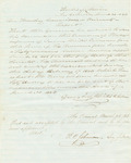 Report on the Warrant in Favor of James White, State Treasurer, for the Payroll of the Senate