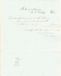 Receipt of Payment to L.E. Kelsey for Services in the Library