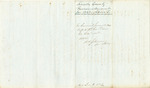 Lincoln County Treasurers Account for 1843 - April 7