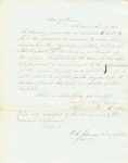 Warrant in Favor of J.H. Hartwell, Director of the Insane Hospital