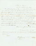 Report on the Warrant in Favor of William B. Hartwell, for Services in the Secretary's Office