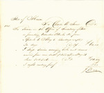 Receipt to Charles W. Jones for Services as Clerk in the Office of the Secretary of State
