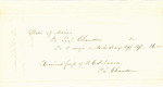 Received Payment of P.C. Johnson from Paul L. Chandler