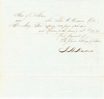 Received Payment of P.C. Johnson from John H. Hartwell