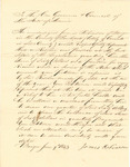 Petition of James Robinson