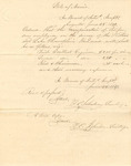 Order for the Compensation of Persons Employeed on the Survey of the Portland and Lake Champlain Railroad