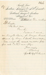 A. Kengards sending freight bills for the Bangor Arsenal