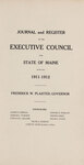 Journal Register of the Council, 1911 - 1912