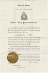Arbor Day Proclamation by John Fremont Hill