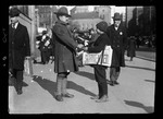Genre- Newsboy Boston Sells Papers To Solider by George French