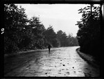 Tots- Don Walks Down Large Paved Road In Franklin Park, Dorchester, MA by George French