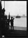 Tots- View Of Boy Watching Ferry by George French