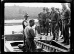 Genre- Jim Wilder With Scout Leaders On Dock by George French