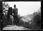 Genre- Bear Mountain Cook Out With Boy Scouts - Photographer Takes Picture Of Cook Out by George French