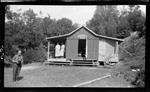 Architecture- Scenes At Camp Cornidell, George At Left With Camera by George French