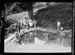 Water- Playing Near Pool At Camp Cornidell by George French