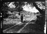 Genre- Man And Girl Walk Down Country Land Tree Branch Hangs (Norton And Girl) Photos From Kodak Book by George French