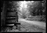 Cordwood Stacks Beside Road In Baldwin. by George French