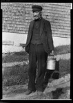 Older Man Carrying A Pail (Gransir And Pail). by George French