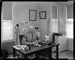 Doc Ridlon In His Office In Kezar Falls by George French