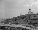 Looking At Pemaquid Lighthouse From Low On Rocky Ledge by George French