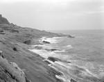Ledges At Pemaquid Point To Sea, Waves Crash On Rocks by George French