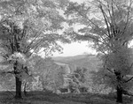 View From Augie's Mountain From Under Trees In Parsonsfield by George French