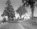 Cape Style Houses Off Paved Road In Solon, Trees Around by George French