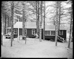 Camp Sets In Woods Near Sunset Inn by George French