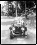 Man Driving Jeep At Severance Lodge On Kezar Lake In Center Lovell by George French