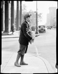 Newspaper Boy, Don French, "Sown Near Trinity Steps" In A New Jersey Town. by George French