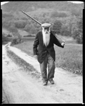 Old Soldier, Durgin, Walks With Musket by George French