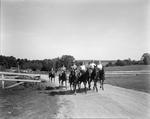 Group Of Riders On A Road In Jefferson by French George