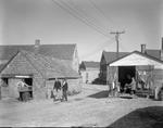 Lobster Fishermen Working Around Their Shops At Perkins Cove In Port Clyde by French George