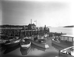 Lobster Boats Tied In At Wharf In Port Clyde by French George