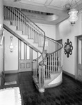 Curving Stairway In Tucker House In Wiscasset by French George
