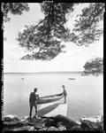 A Couple Launching A Canoe In Jefferson by French George
