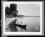 A Couple Canoeing In Jefferson by French George