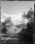 Blacktop Highway Along Shore At Orr`s Island by French George