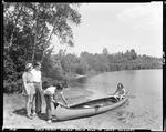 Landing A Canoe On The Great Ossipee River--Porter--Indian Glen by French George