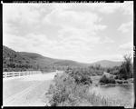 Highway, Stream And Mountains At Evans Notch by French George