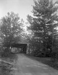 End View Of Covered Bridge--South Andover by French George